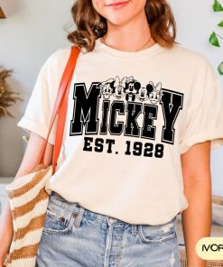 Comfort Colors Mickey est 1928 T-shirt, Disney Shirt for Women Men