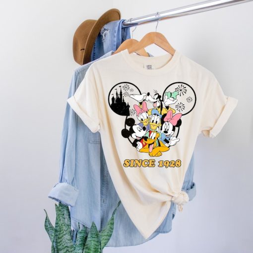 Disney Mickey & Co 1928 Comfort Colors Shirt, Disney Family Shirts