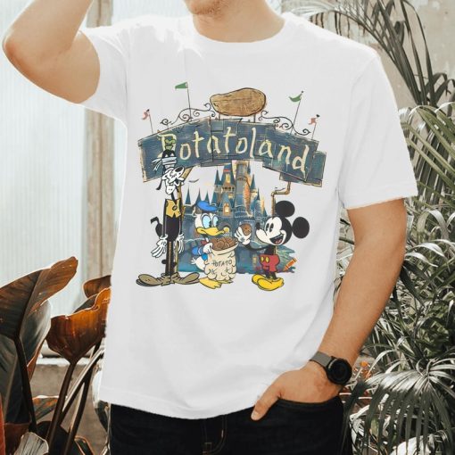 Vintage Disney Mickey And Friends Shirt, Disney Potatoland T-shirt