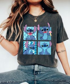 Disney Stitch Emotions Comfort Colors Shirt