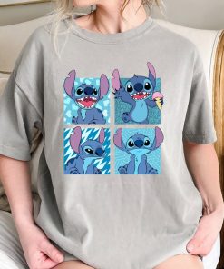 Disney Stitch Emotions Comfort Colors Shirt