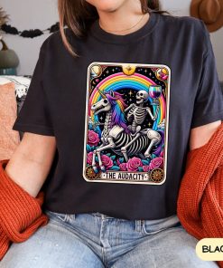 Comfort Colors The Audacity Tarot Card Shirt, skeleton Tarot Card Tee