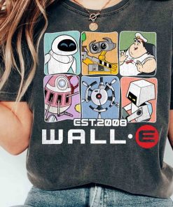 Vintage Wall-e Characters 2008 T-shirt