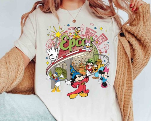 Disney Epcot Center Sorcerer Mickey Mouse and Friends T-shirt