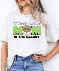 Best Mom In the Galaxy Baby Yoda Shirt, Disney Star Wars Mama Shirt