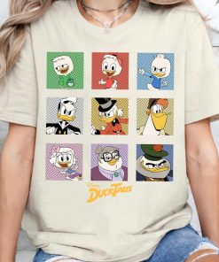 Disney DuckTales Group Shot Comic Box Up T-Shirt