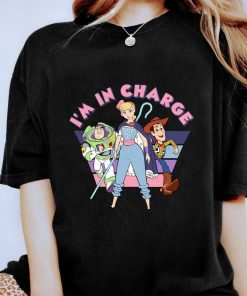 Retro Vintage Disney Pixar Toy Story Bo Peep I'm In Charge Shirt