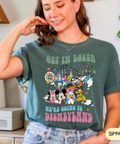 Comfort Colors Retro Get in loser we’re going to Disney World Shirt