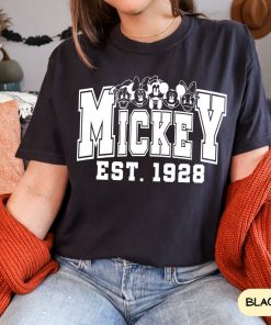 Comfort Colors Mickey est 1928 T-shirt, Disney Shirt for Women Men