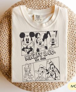 Comfort Colors® Mickey And Friends Shirt, Disney Trip Tee