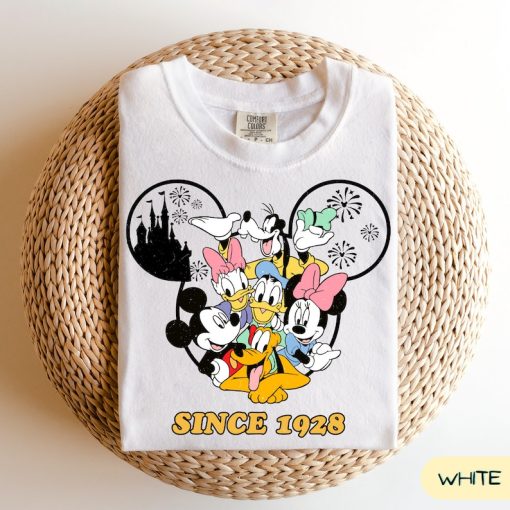 Disney Mickey & Co 1928 Comfort Colors Shirt, Disney Family Shirts