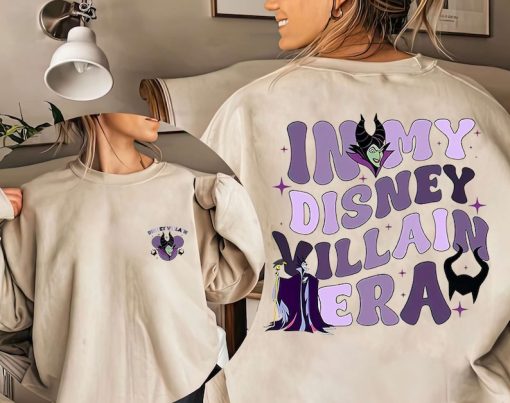 Two-Sided Disney Villains Shirt, In My Disney Villain Era T-shirt