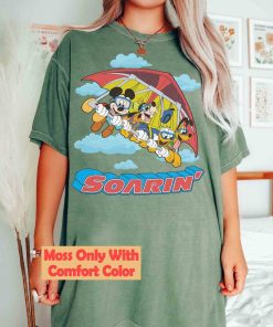 Vintage Soarin' Around The World Mickey & Friends Comfort Color T-shir