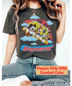 Vintage Soarin' Around The World Mickey & Friends Comfort Color T-shir