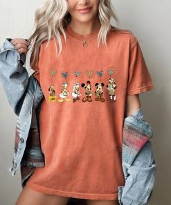 Retro Mickey And Friends Leopard Balloon Animal Kingdom Shirt