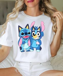 Bluey Stitch Tshirt, Comfort Colors Tee, Disney Vacation T-Shirt