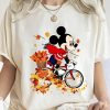 Disney Mickey Mouse Autumn Mapple Leaves Shirt