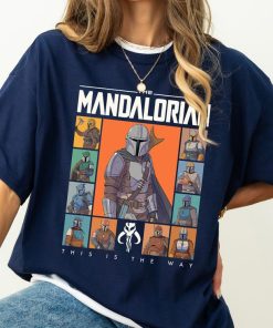 Star Wars The Mandalorian Character Grid This Is The Way T-Shirt