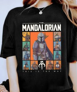 Star Wars The Mandalorian Character Grid This Is The Way T-Shirt