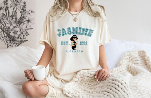 Disney Princess Jasmine Porrtrait Retro Shirt