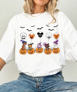 Disney Aristocats Witches Halloween Spooky Balloon Shirt