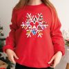 Disney Snowflake Christmas Sweatshirt, Disneyland Xmas Shirt