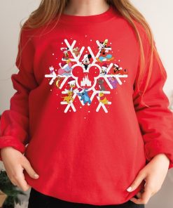 Disney Snowflake Christmas Sweatshirt, Disneyland Xmas Shirt