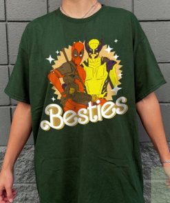 Cute Deadpool Wolverine Besties Forever Comfort Colors Shirt