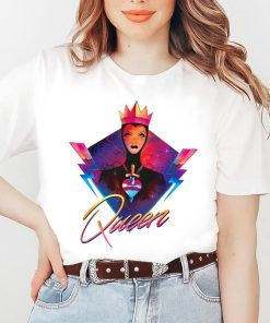 Disney Villains 90S Shirt, Disney Villains Evil Queen Neon T-shirt