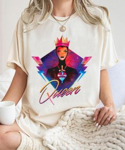 Disney Villains 90S Shirt, Disney Villains Evil Queen Neon T-shirt