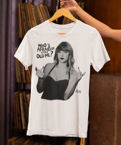 Taylor Swiftie merch trendy tshirt giving the finger. TTPD In My