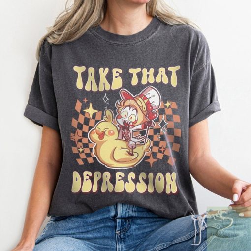 Lucifer Morning Star Take That Depression Hazbin Hotel shirt