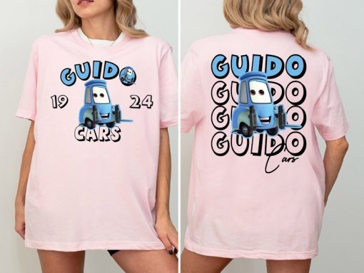 Disney Guido Cars Shirt, Guido Piston Cup Champion Shirt