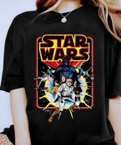 Star Wars Men's Old School Comic Graphic T-Shirt