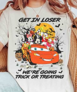 Get In Loser We're Going Trick or Treating Disney Halloween Shirt