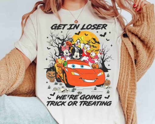 Get In Loser We're Going Trick or Treating Disney Halloween Shirt