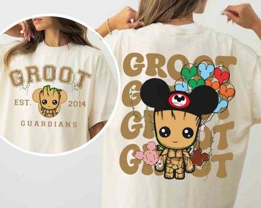 Two-sided I am Groot Guardians 2014 T-shirt