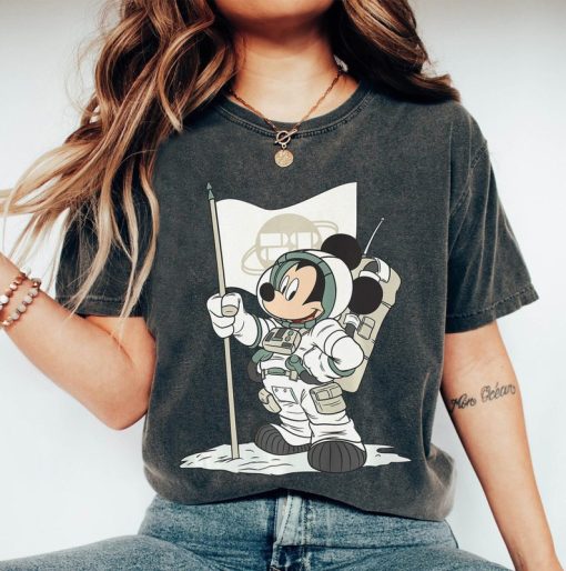 Retro Mickey Astronaut Shirt, Disney Mickey Mouse T-shirt