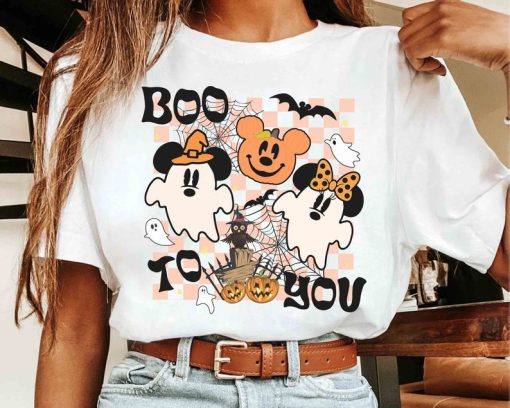 Vintage Disney Halloween 2024 Shirt, Disney Halloween Matching Shirt