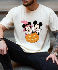 Mickey and Minnie Pumpkin Halloween Shirt, Disney Halloween Party Tee