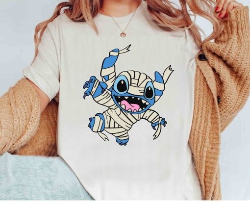 Disney Halloween Stitch Mummy T-Shirt, Stitch Mummy Tee