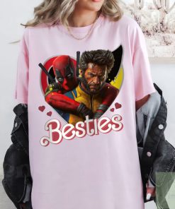 Cute Deadpool and Wolverine Besties Forever Shirt, Men's and Women's