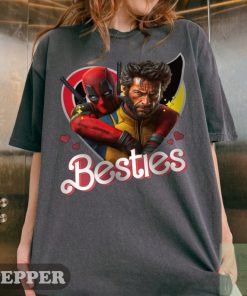 Cute Deadpool and Wolverine Besties Forever Shirt, Men's and Women's