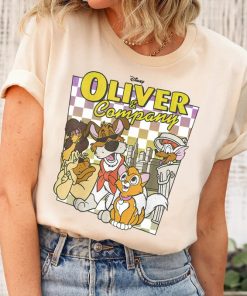 Disney Oliver Company Shirt, Vintage Oliver & Company T-shirt