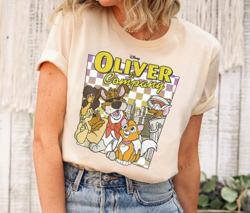 Disney Oliver Company Shirt, Vintage Oliver & Company T-shirt