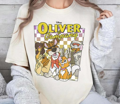 Disney Oliver Company Shirt, Vintage Oliver & Company T-shirt