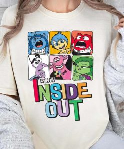 Disney Inside Out Emotions Shirt, Inside Out Est 2015 T-shirt