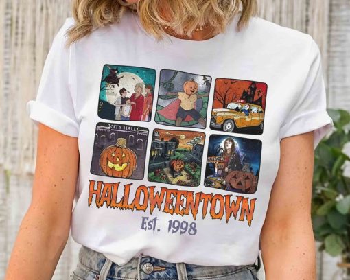 Vintage Halloweentown Scary Movie 1998 Group Retro Shirt