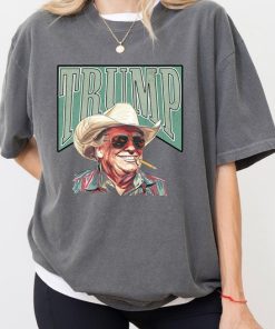 Trump Comfort Colors, Western Trump Tee, Cowboy Shirt