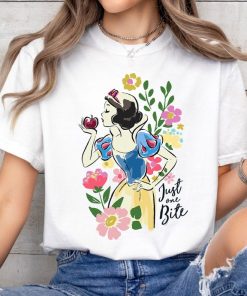 Disney Princess Snow White Just One Bite Floral T-Shirt